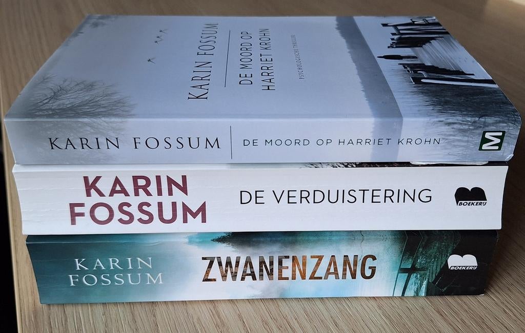KARIN FOSSUM: 3 thrillers in goede staat., Enlèvement, Karin Fossum