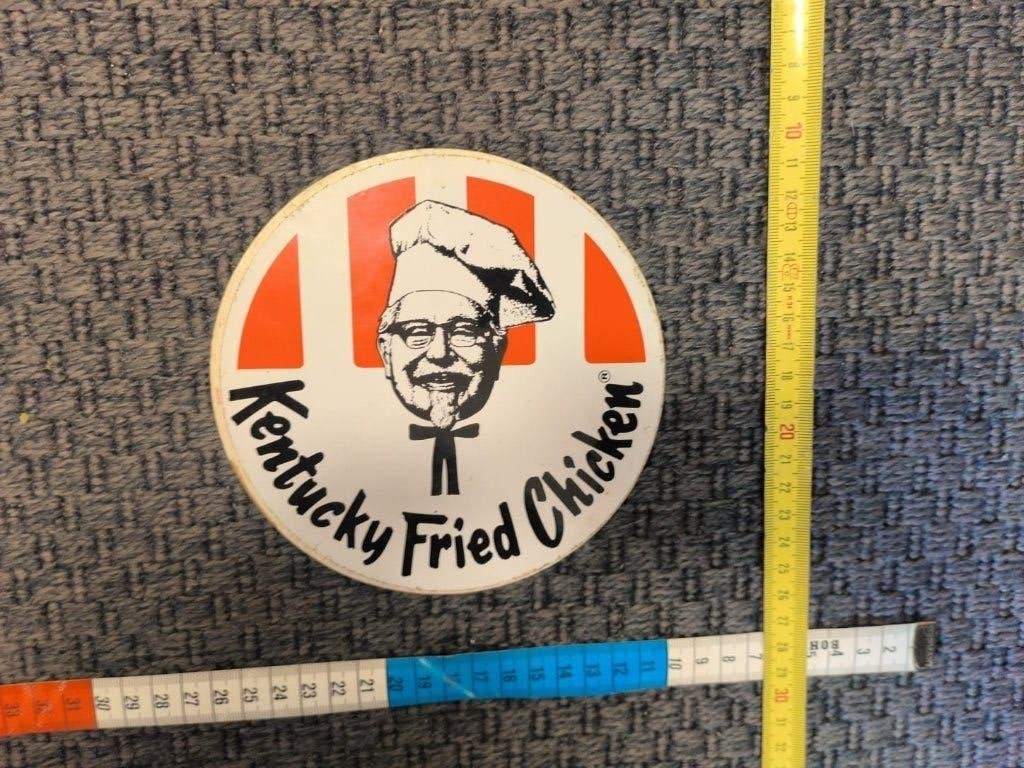 Reclamesticker KFC Kentucky Fried Chicken, Ophalen of Verzenden