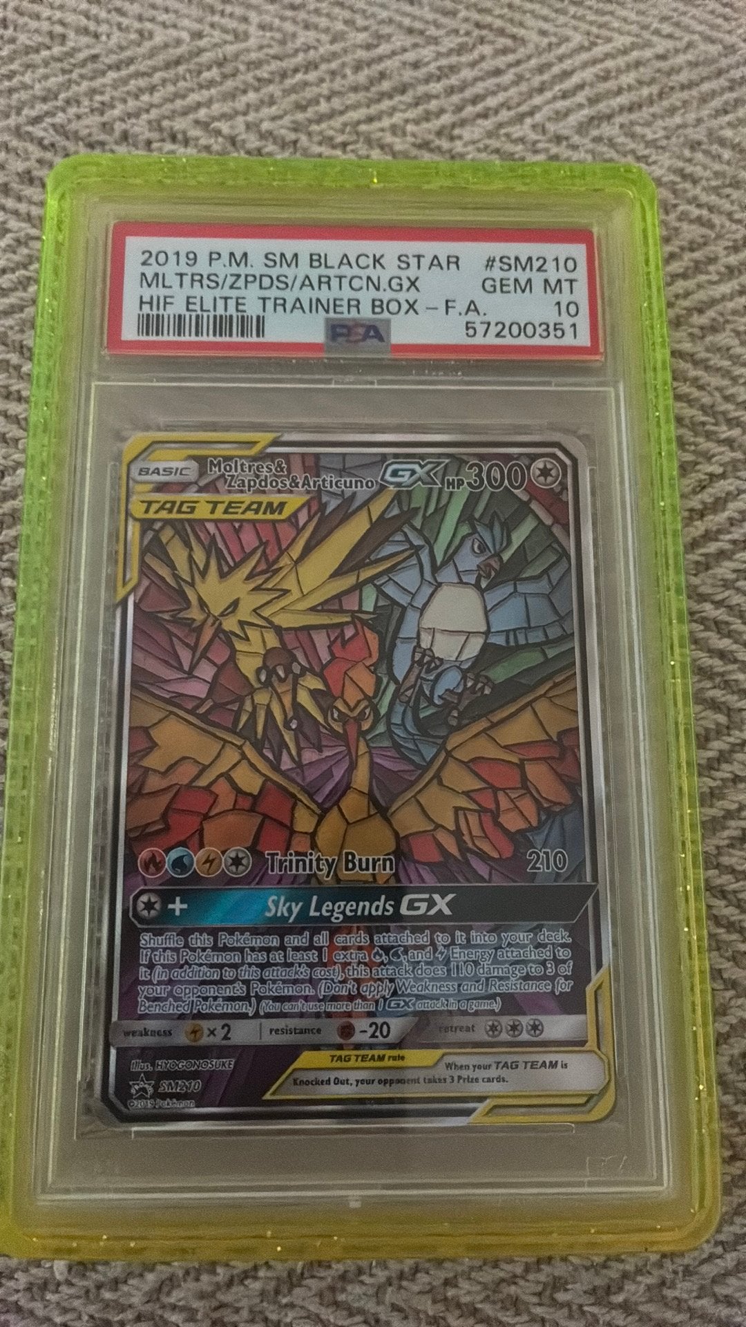 SM black star SM210. 2019.   450 euro. PSA10, Ophalen of Verzenden, Zo goed als nieuw