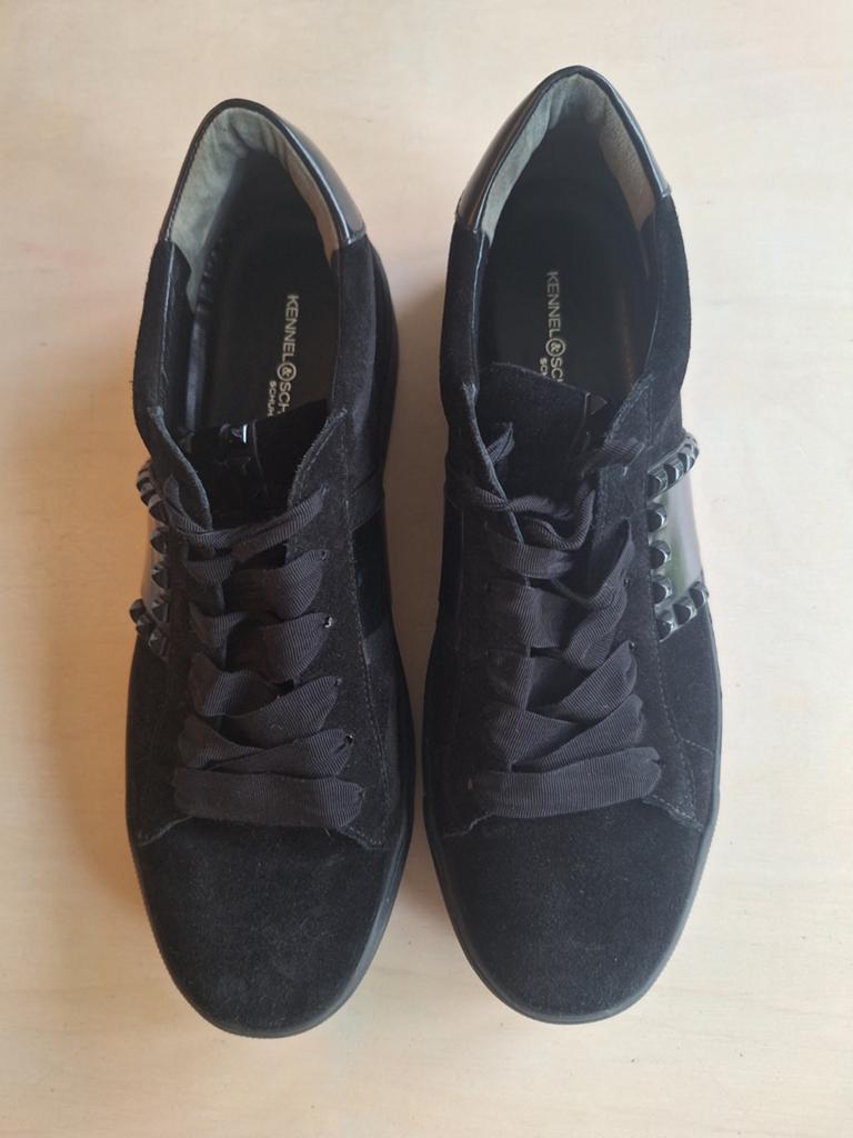 Zwarte suède schoenen maat 42, Ophalen of Verzenden