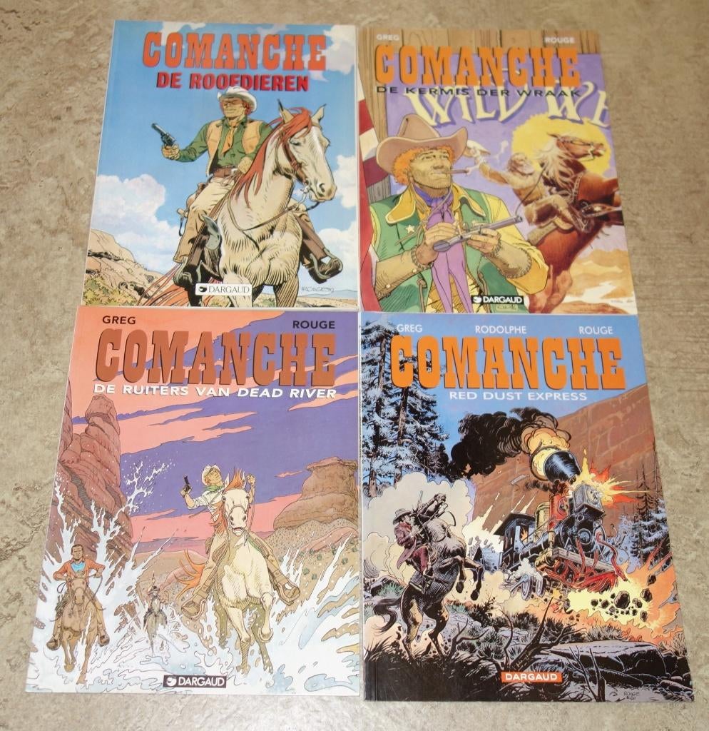 Comanche - De 4 moeilijkste albums uit de reeks., Livres, BD, Plusieurs BD, Enlèvement ou Envoi, Comme neuf