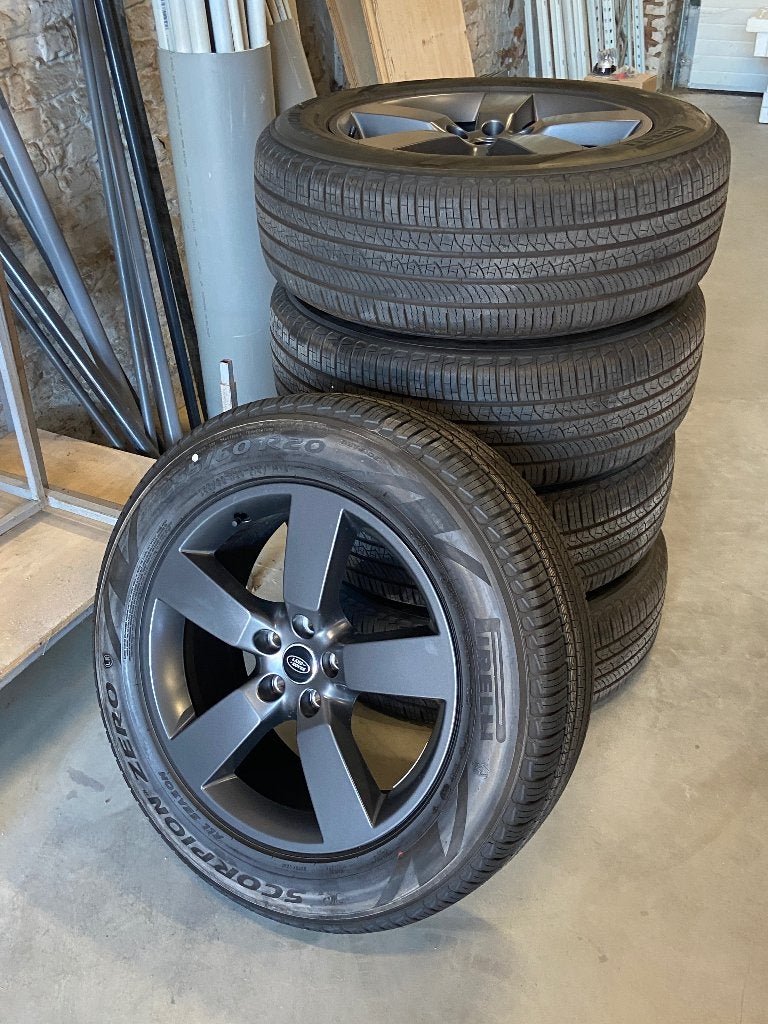 Land Rover velgen met banden, Ophalen, 255 mm, Banden en Velgen, Nieuw