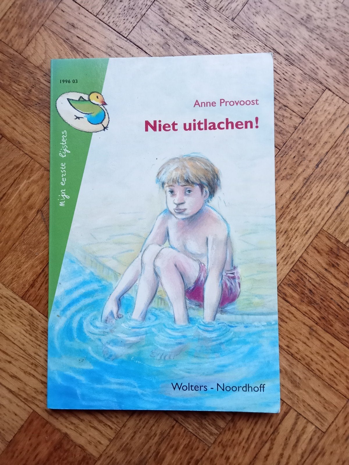 Anne Provoost: Niet uitlachen! - mijn eerste lijsters AVI 4, Ophalen of Verzenden, Gelezen