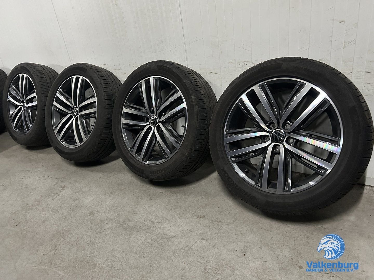 6-7mm! Originele VW Tiguan II 5NA Auckland 19 inch velgen 5x, Autos : Pièces & Accessoires, Pneus et Jantes, Véhicule de tourisme