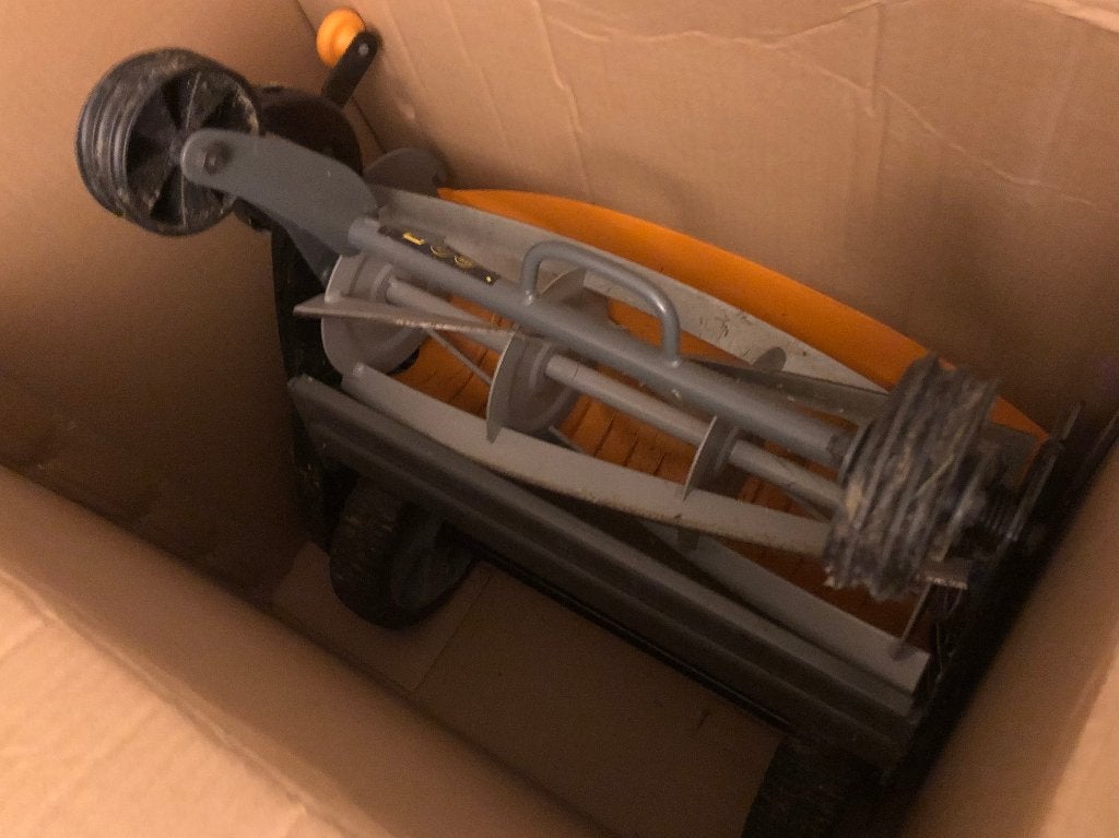 hand grasmaaier, Handgrasmaaier, Zo goed als nieuw, Opvangbak, 40 t/m 49 cm