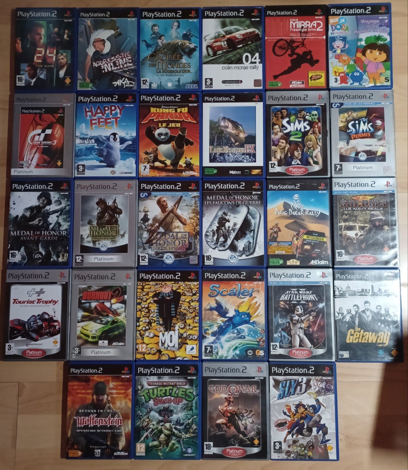 Jeux PS2 _ Prix en description, Enlèvement ou Envoi, Utilisé