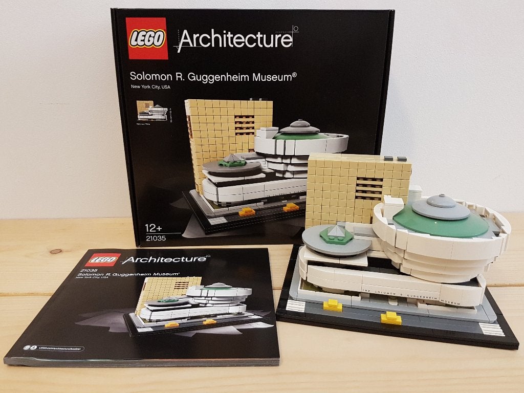 Lego Architecture 21035 Solomon R. Guggenheim Museum, Kinderen en Baby's, Inclusief instructies, Lego, Architecture, Ophalen of Verzenden