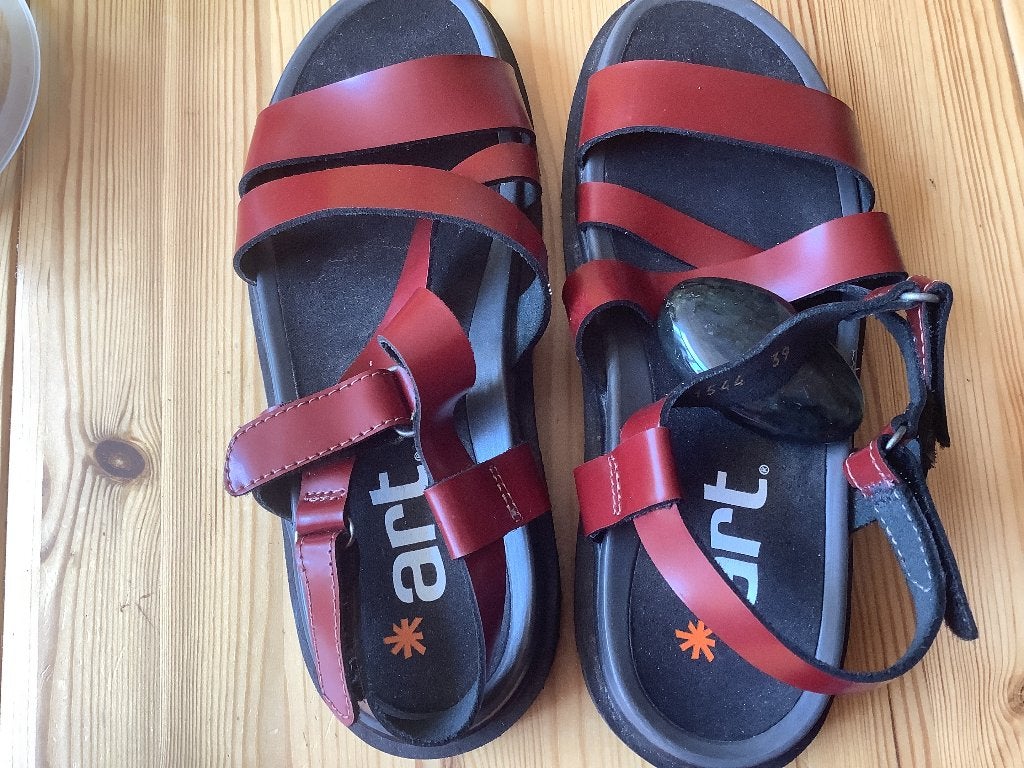 Sandals The art company 39, Rouge, Comme neuf, The art company, Sandales et Mûles