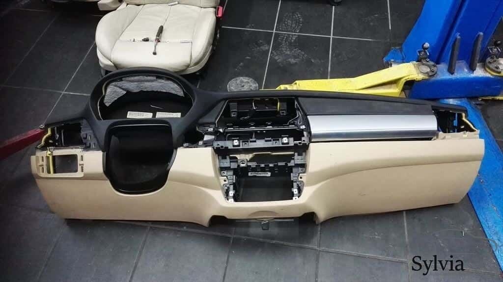 Dashboard zonder Head Up optie kleur Beige BMW X5 E70 X6 E71, Gebruikt, -, -, Ophalen of Verzenden