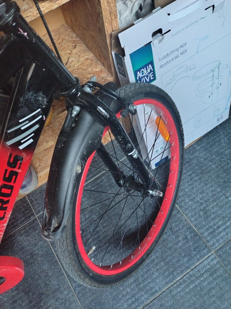 Fiets 22 inch, Fietsen en Brommers, 22 inch, Zo goed als nieuw, Schijfrem, Ophalen