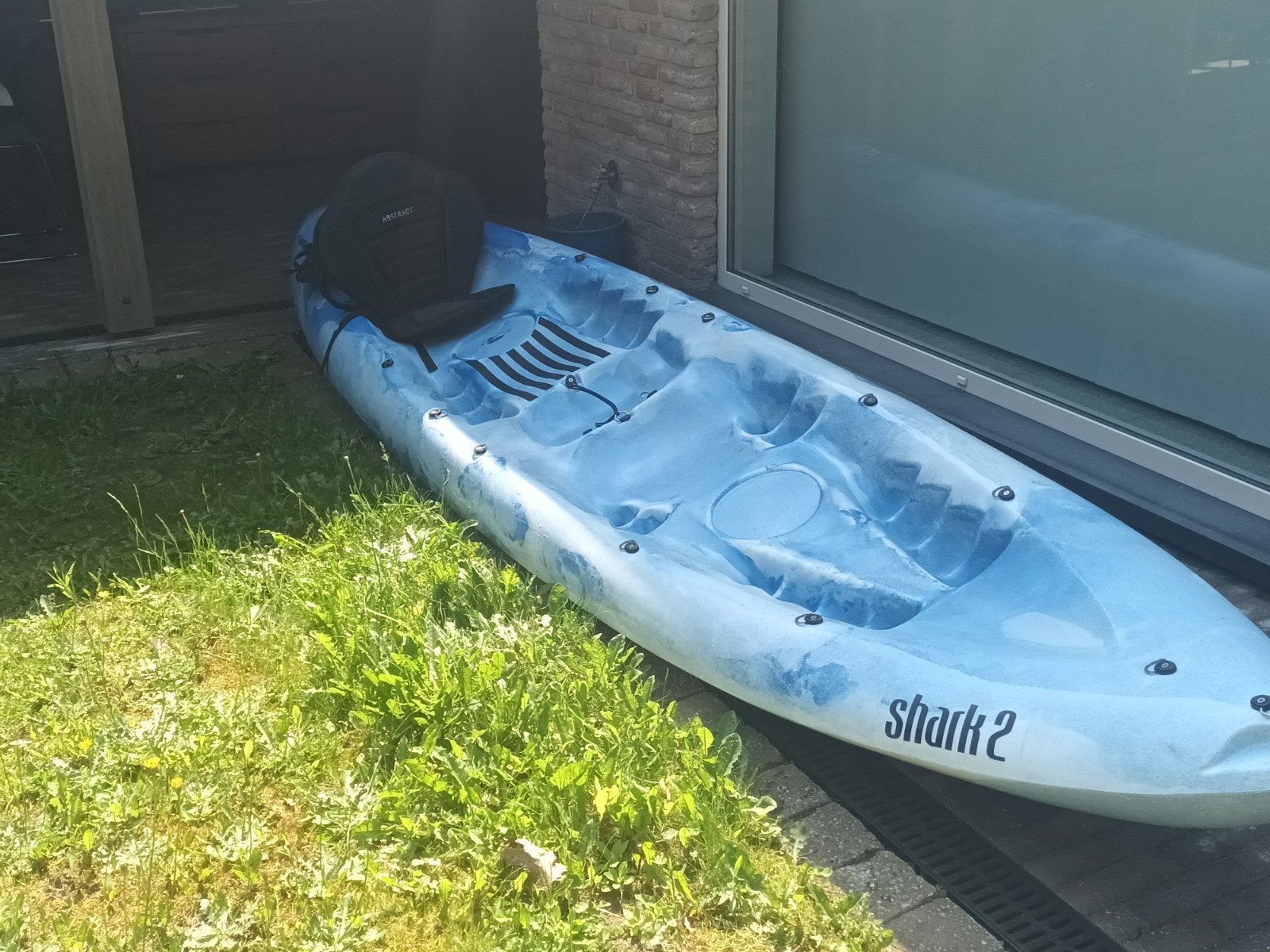 Kayak sit on top exo shark 2, Watersport en Boten, Kano's, Kajak, Twee personen, Ophalen