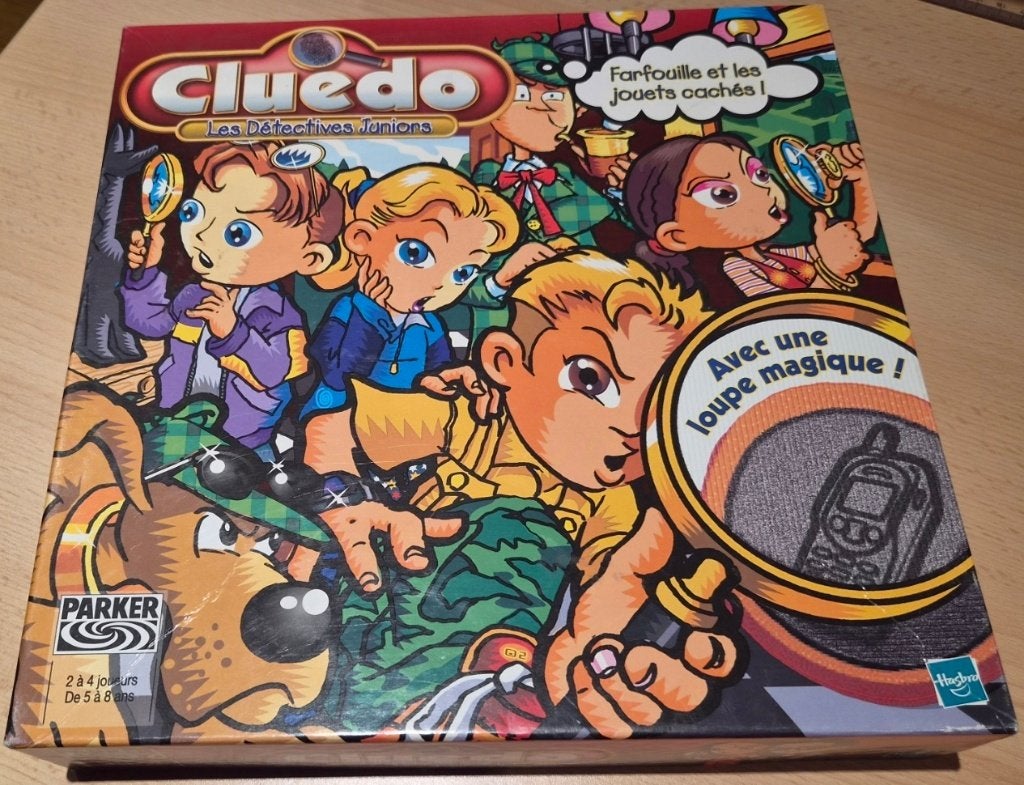 Jeu de société d'enquête "Cluedo" de Hasbro, 1 ou 2 joueurs, Enlèvement ou Envoi, Comme neuf, HASBRO