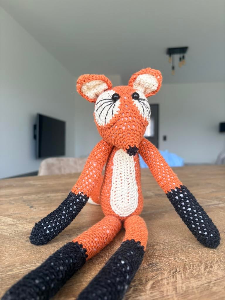 Gehaakt vosje, Kinderen en Baby's, Ophalen of Verzenden, Zo goed als nieuw
