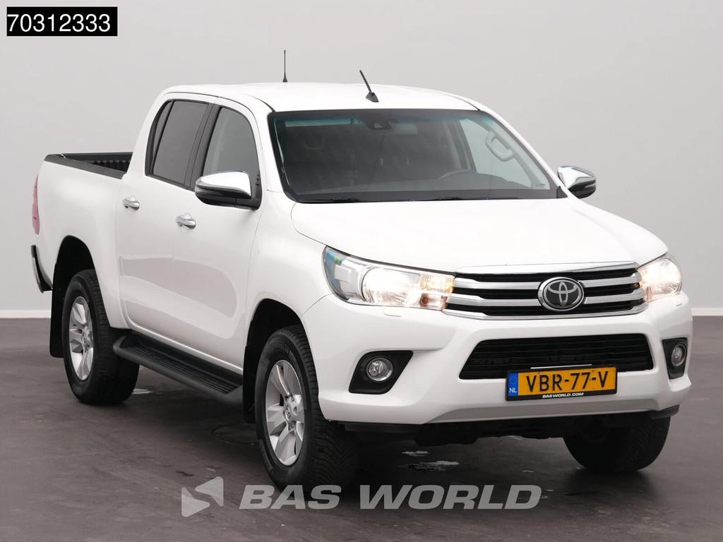 Toyota Hilux 2.4 D-4D-F Double Cab Automaat Trekhaak Airco C, Auto's, Automaat, Stof, 4 cilinders, Wit