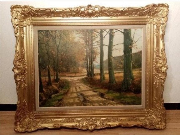 Lot : 8 tableaux artist belge Louis Garot (1875-1936), Ophalen of Verzenden