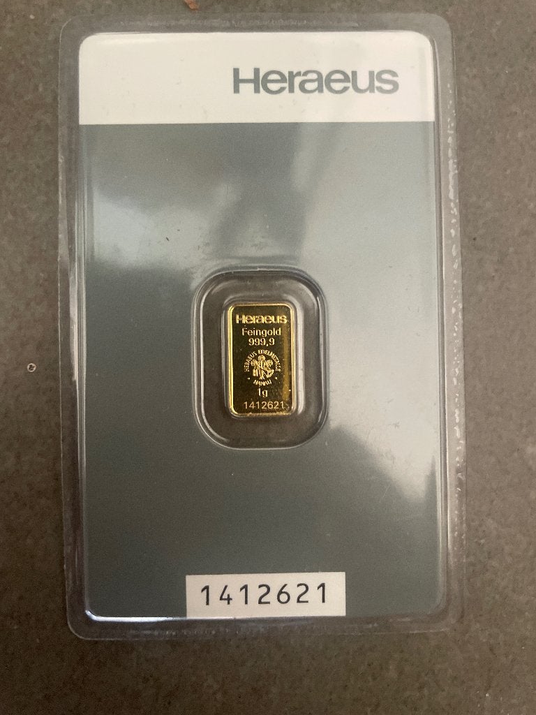 1 gram goud, Postzegels en Munten, Ophalen, Goud