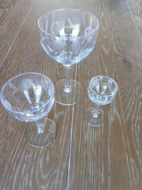Vintage glasservies, Ophalen