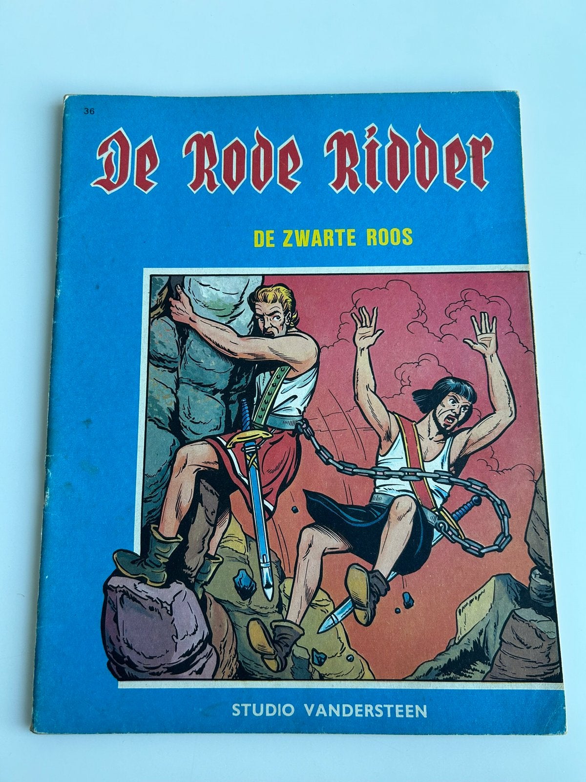 De Rode Ridder 36 De Zwarte Roos 1e druk 1968, Enlèvement ou Envoi, Utilisé