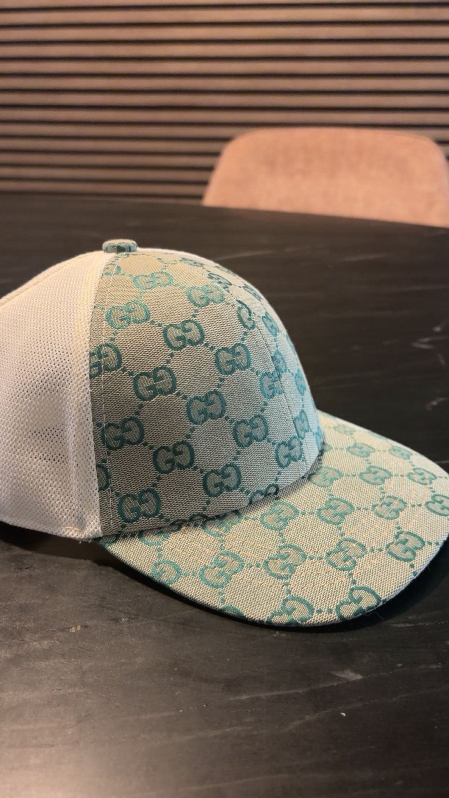 Gucci pet, Kleding | Heren, Hoeden en Petten, Ophalen of Verzenden, Zo goed als nieuw, 57 cm (M, 7⅛ inch) of minder, Pet