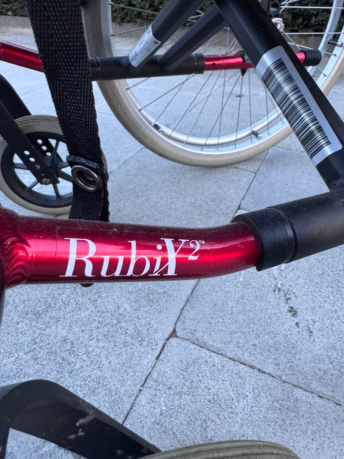 Rubi X2 opvouwbaar rolstoel inklapbaar met afneembaar banden, Diversen, Ophalen of Verzenden, Inklapbaar, Zo goed als nieuw, Handbewogen rolstoel