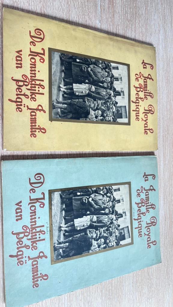 Vintage verzamelalbum Belgische Koninklijke Familie, Antiek en Kunst, Antiek | Boeken en Manuscripten, Verzenden