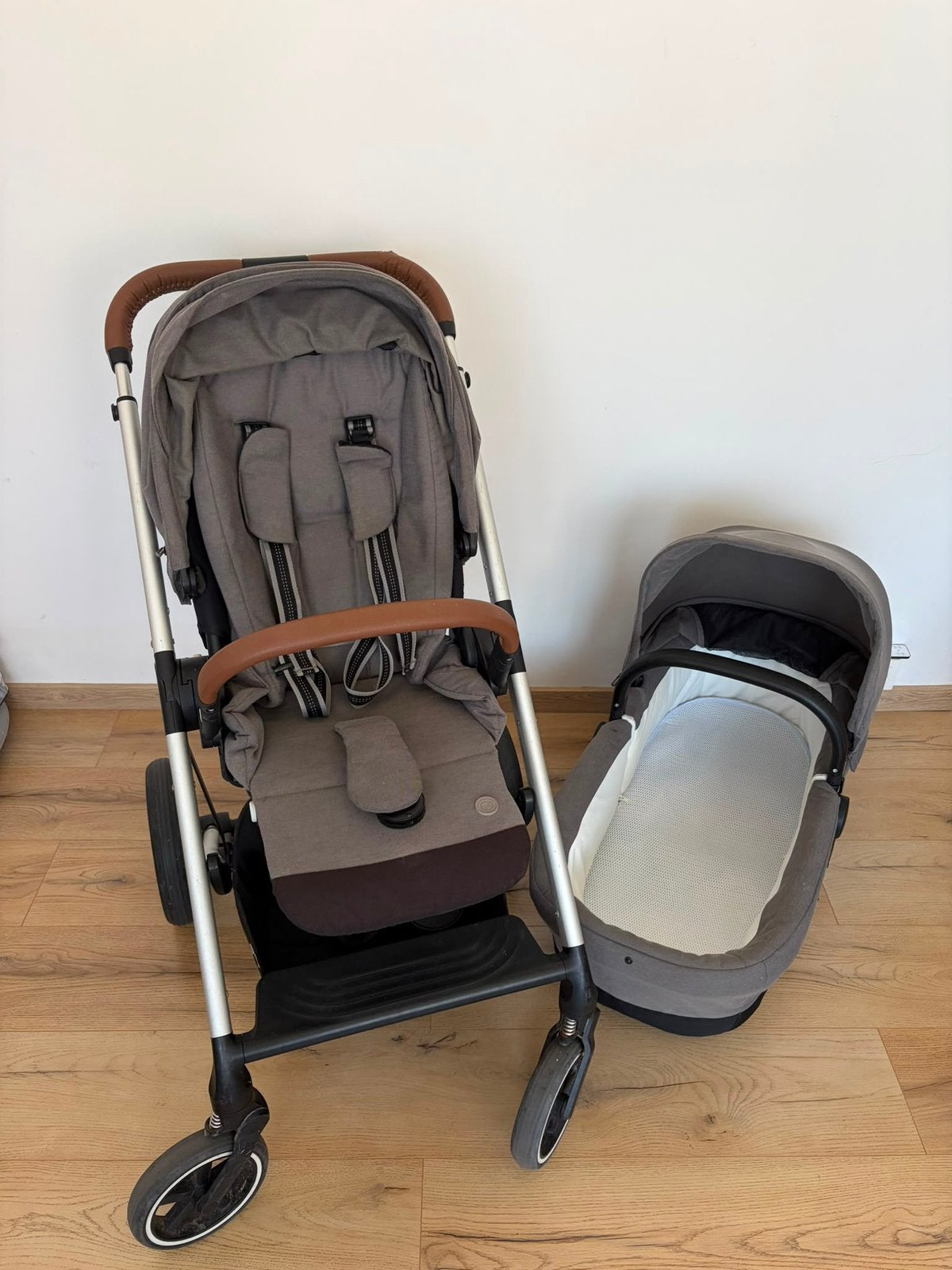 Kinderwagen Cybex Balio S+ reiswieg + accessoires, Kinderen en Baby's, Kinderwagens en Combinaties, Gebruikt, Met reiswieg, Ophalen