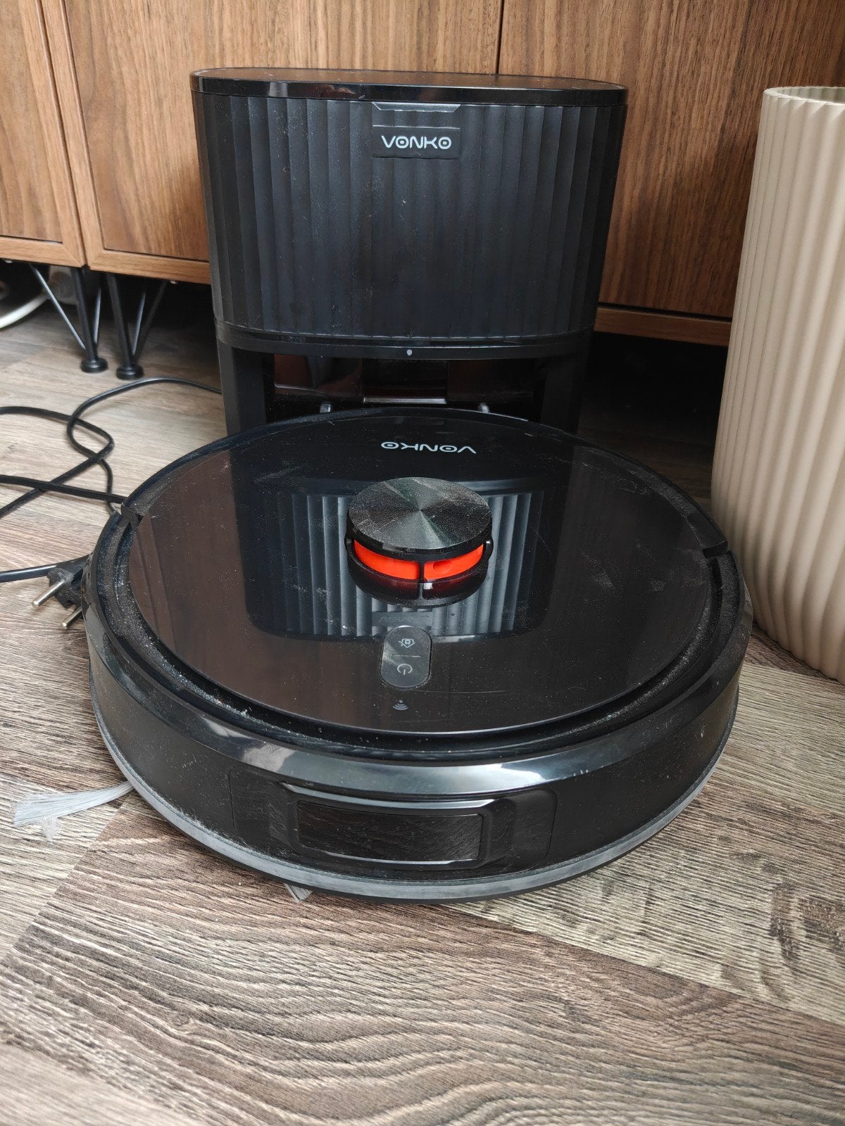 vonko S6 pro robot stofzuiger met dweilfunctie, Ophalen, Automatisch legen