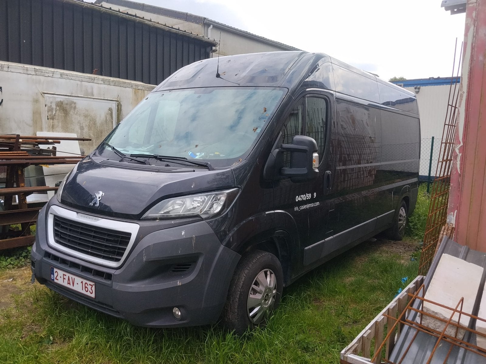 Peugeot boxer, Auto's, Peugeot, Voorwielaandrijving, Stof, Zwart, Parkeersensor