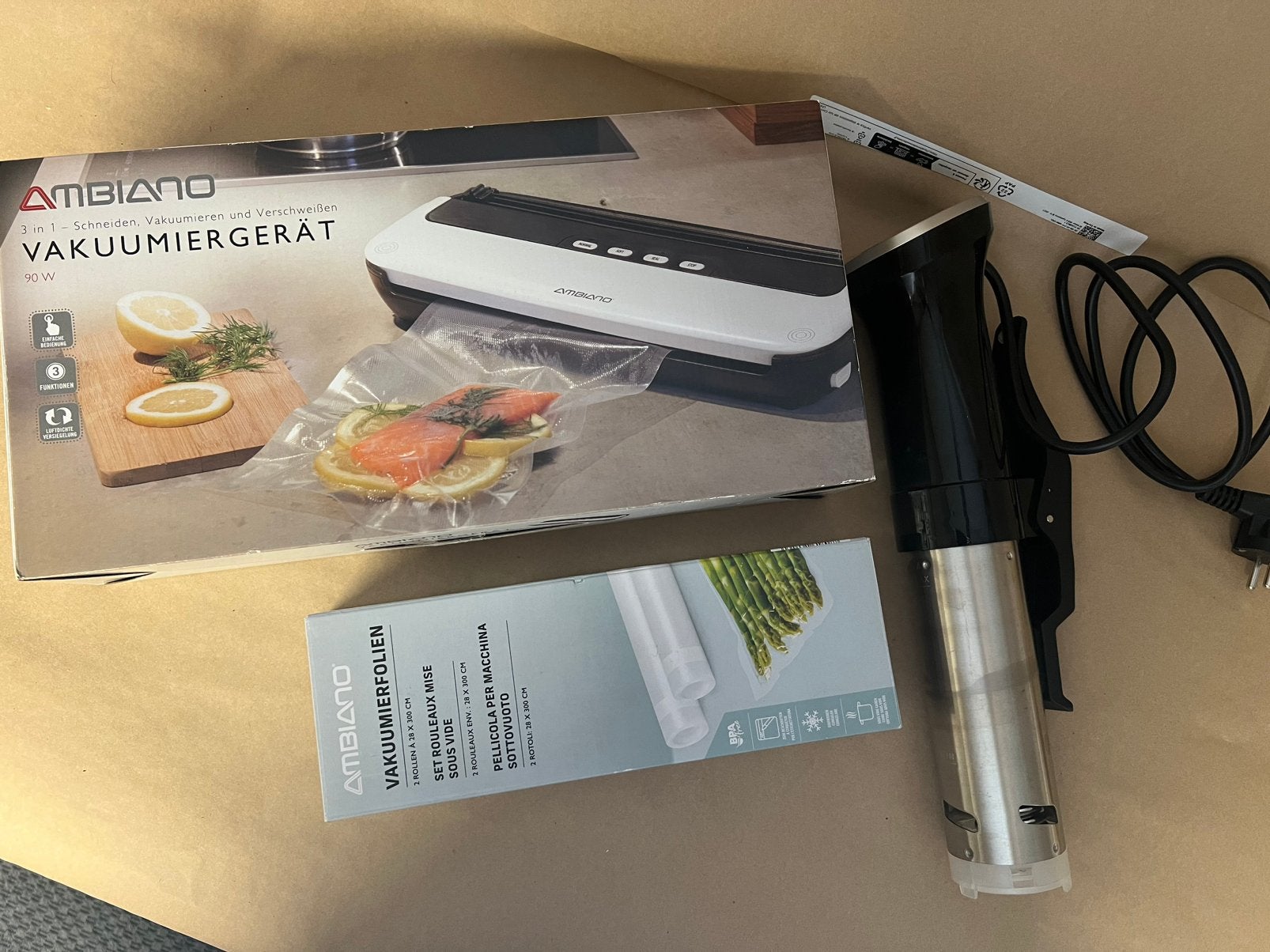 Vacuümsealer en fornuis, Ophalen of Verzenden, Zo goed als nieuw