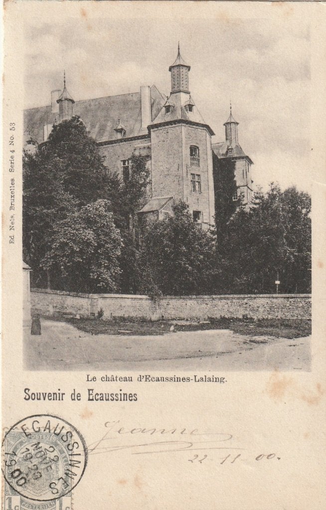 Ecaussines, Chateau, Verzamelen, Postkaarten | België, Ophalen of Verzenden