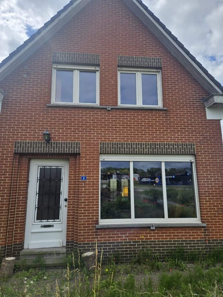 7 PVC ramen crème met dubbel glas en rolluiken, Doe-het-zelf en Bouw, Ophalen, Gebruikt, Gevelraam of Ruit, Dubbelglas