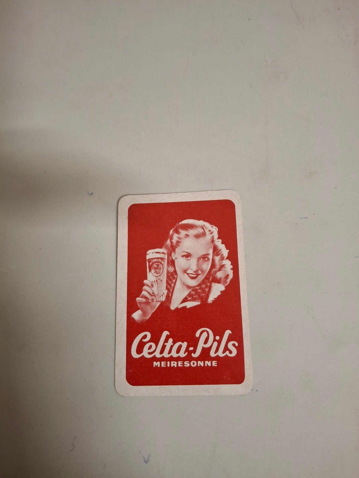 oude speelkaart celta pils, Verzamelen, Ophalen of Verzenden