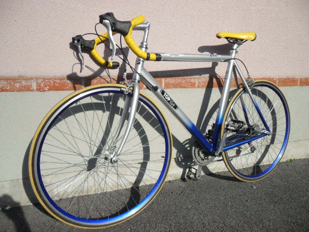 Vélo de course route, Frein sur jante, Aluminium, 57 à 61 cm, Comme neuf