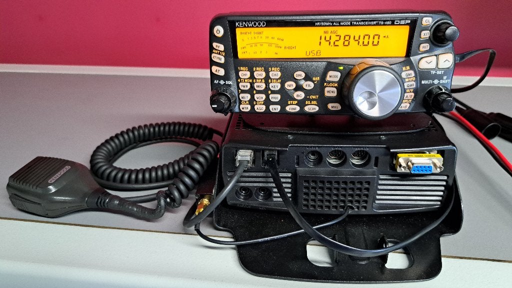 Kenwood TS-480SAT, Telecommunicatie, Ophalen of Verzenden, Gebruikt, Zender en Ontvanger