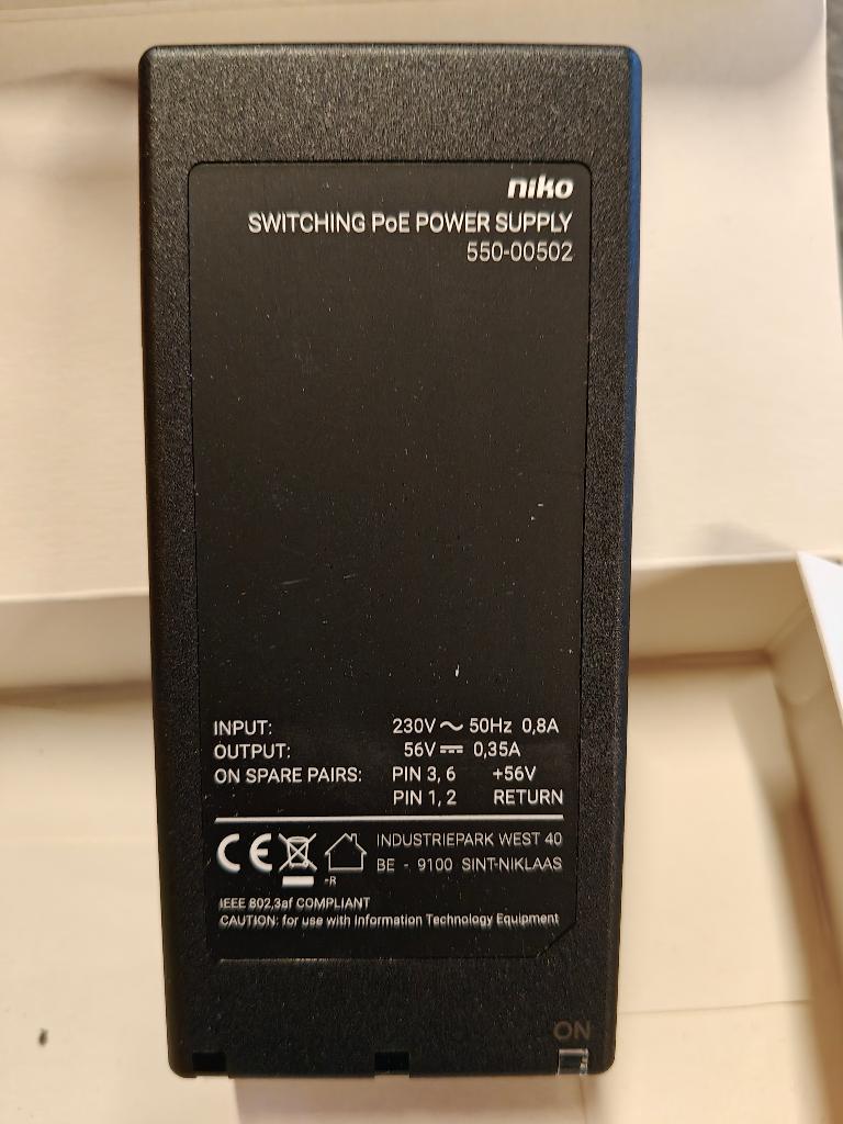 Niko PoE power supply  - 2 stuks, Computers en Software, Interne voedingen, Ophalen, Nieuw