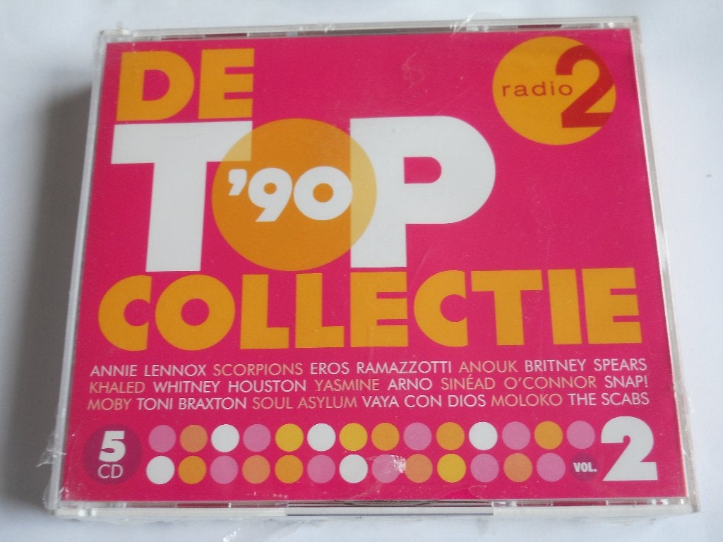 5 CD BOX - RADIO 2 - DE TOP COLLECTIE - 90 - VOL  2, Boxset, Ophalen of Verzenden, Zo goed als nieuw, Pop
