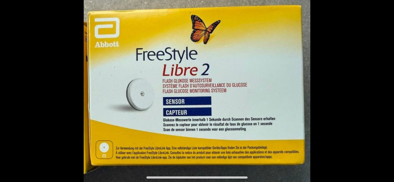 Freestyle libre 2, Ophalen