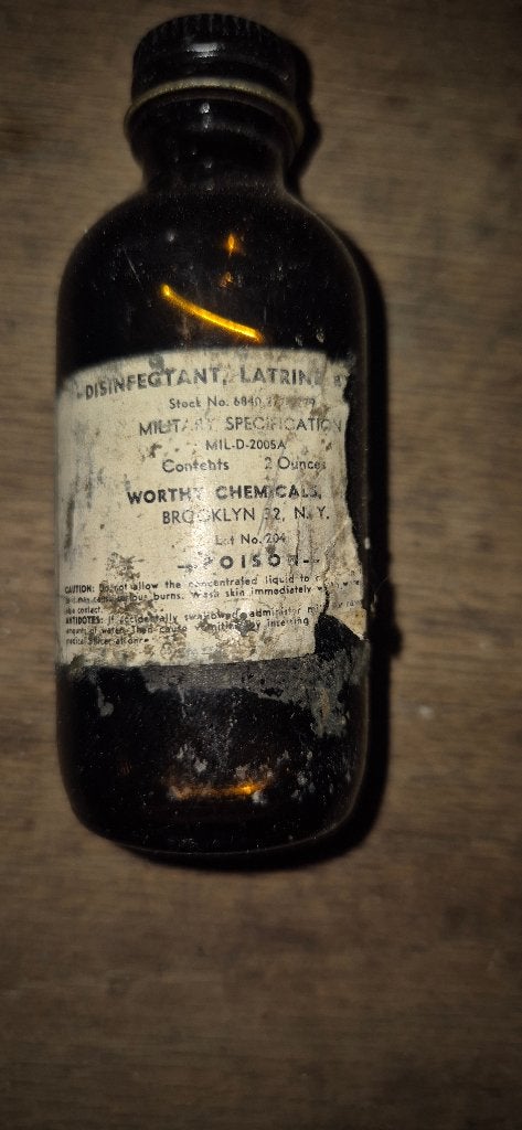 US WW2 Desinfectant Latrines, Ophalen of Verzenden, Landmacht, Overige typen