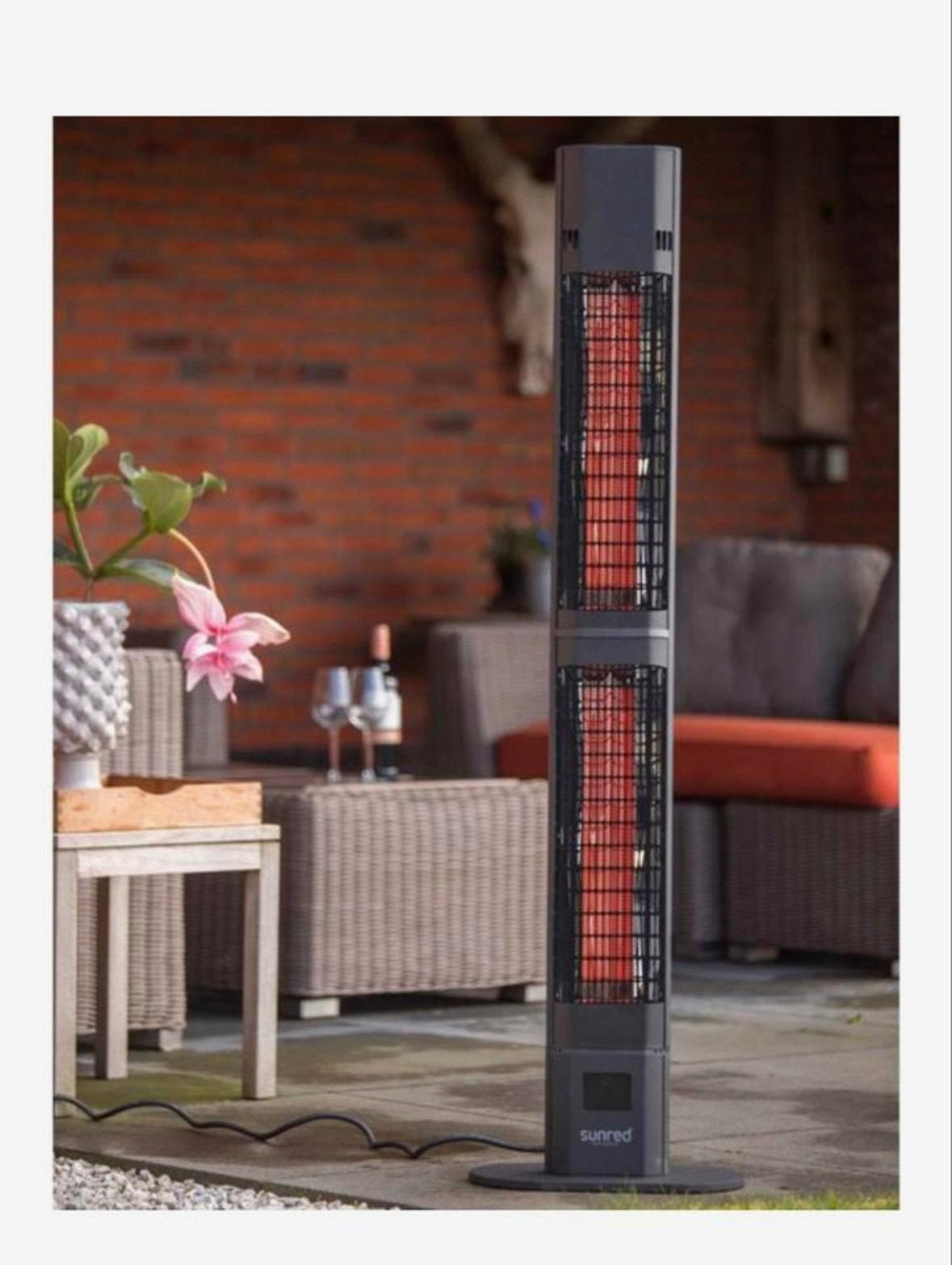 Terrasverwarmer sunred valencia, Tuin en Terras, Ophalen, Zo goed als nieuw
