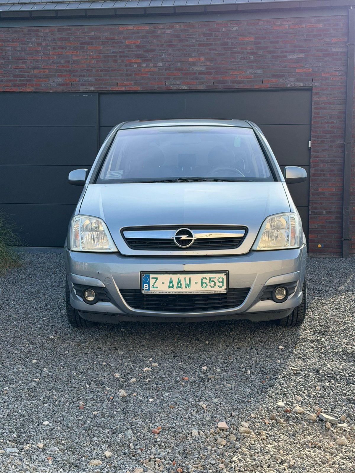 Opel meriva 1.6 benzine automaat, airco, 162.000 km, Autos, Argent ou Gris, Achat, Entreprise, 5 portes