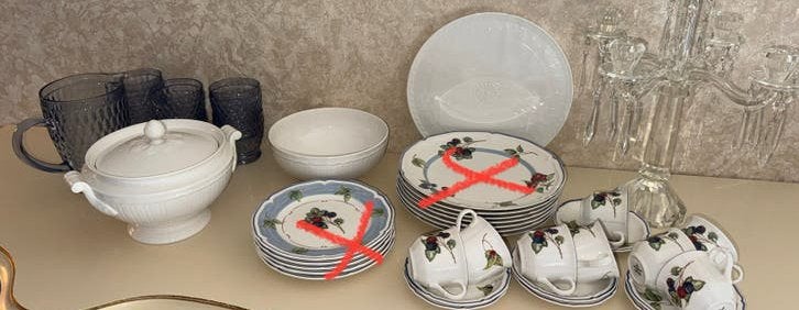 Villeroy Boch Cottage & Cellini & Boston, Ophalen, Zo goed als nieuw