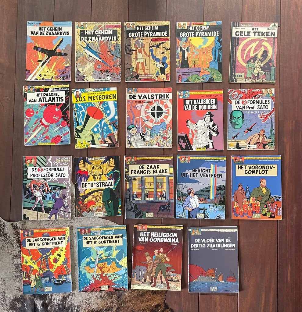 Volledige reeks Blake en Mortimer – 19 albums, Complete serie of reeks, Ophalen of Verzenden, Zo goed als nieuw