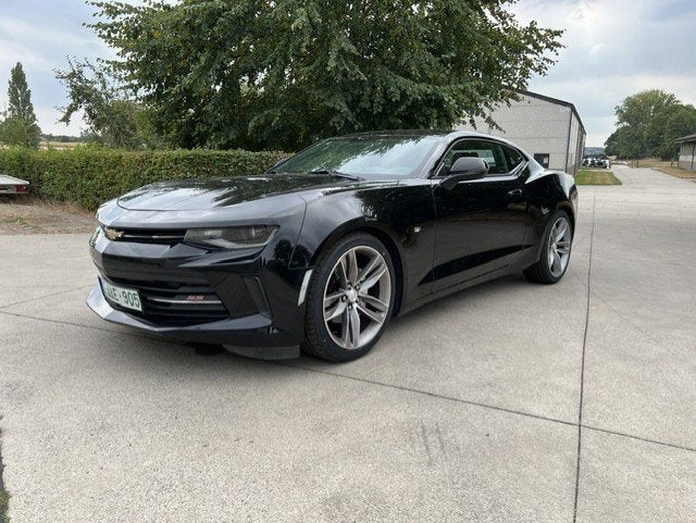 Chevrolet Camaro AUT SS look 2.0 benzine MET leder EN navi, Auto's, Automaat, Zwart, Leder, 3 deurs