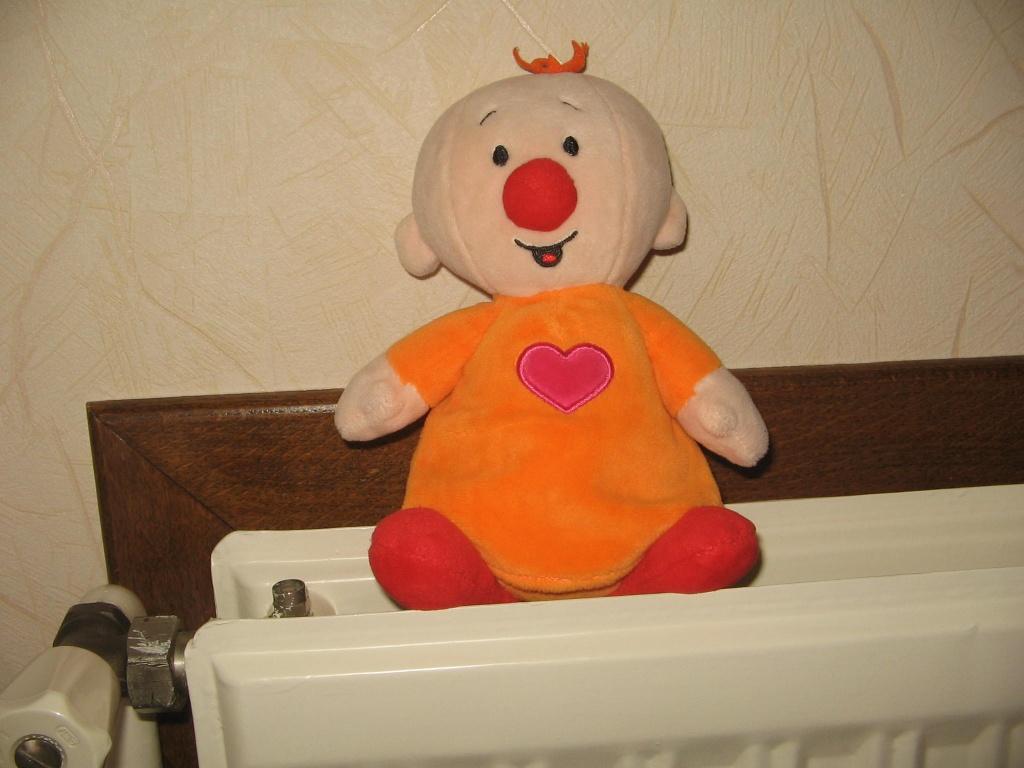 knuffel Bumbalu groot 20 cm, Ophalen, Oranje, Overige typen, Zo goed als nieuw