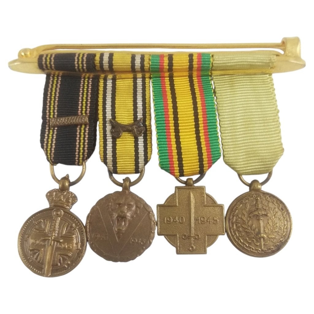 België - set miniaturen 40-45, Verzamelen, Ophalen of Verzenden, Landmacht, Lintje, Medaille of Wings