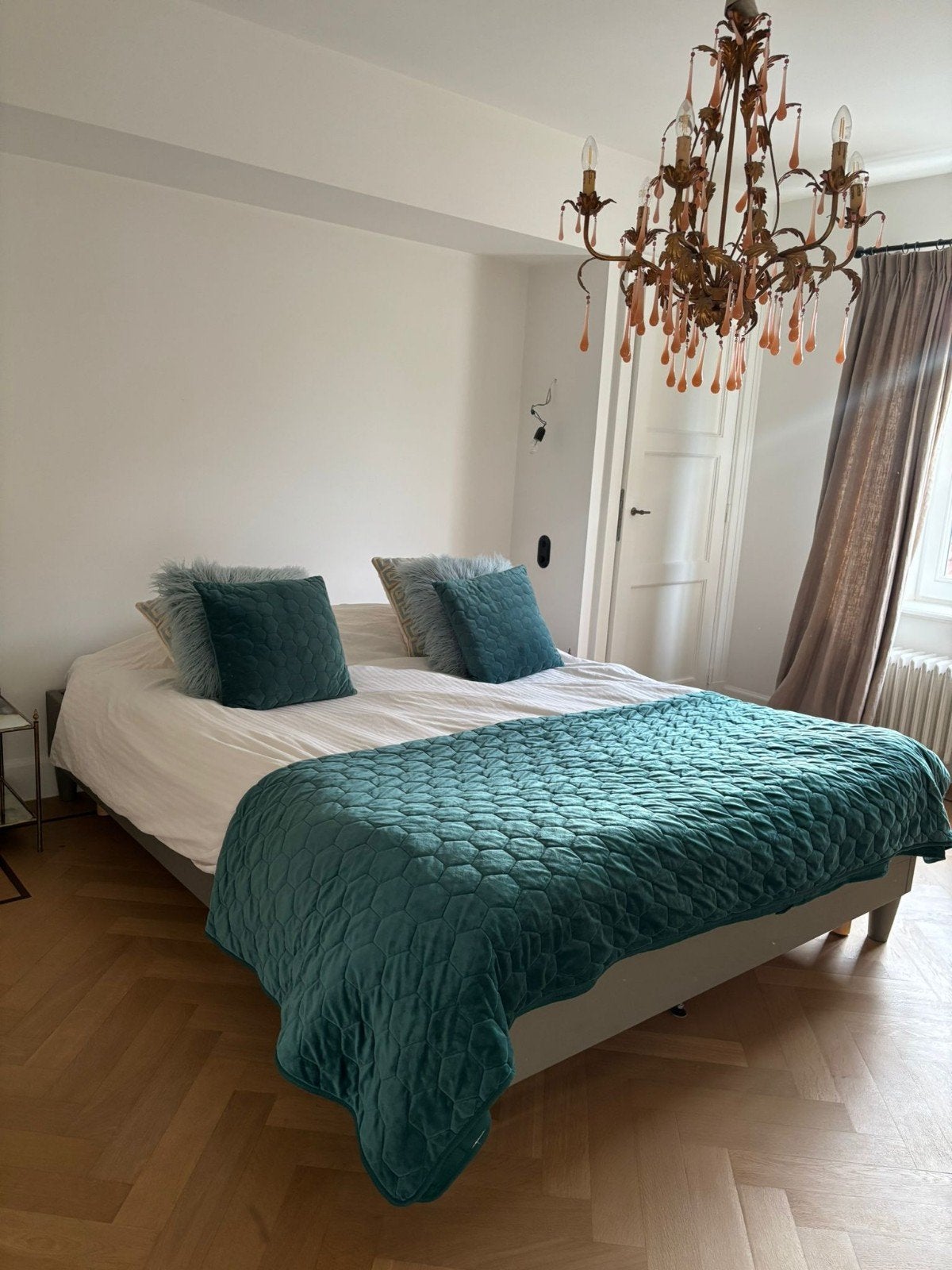 Bed, Huis en Inrichting, Slaapkamer | Bedden, 160 cm, 220 cm, Ophalen