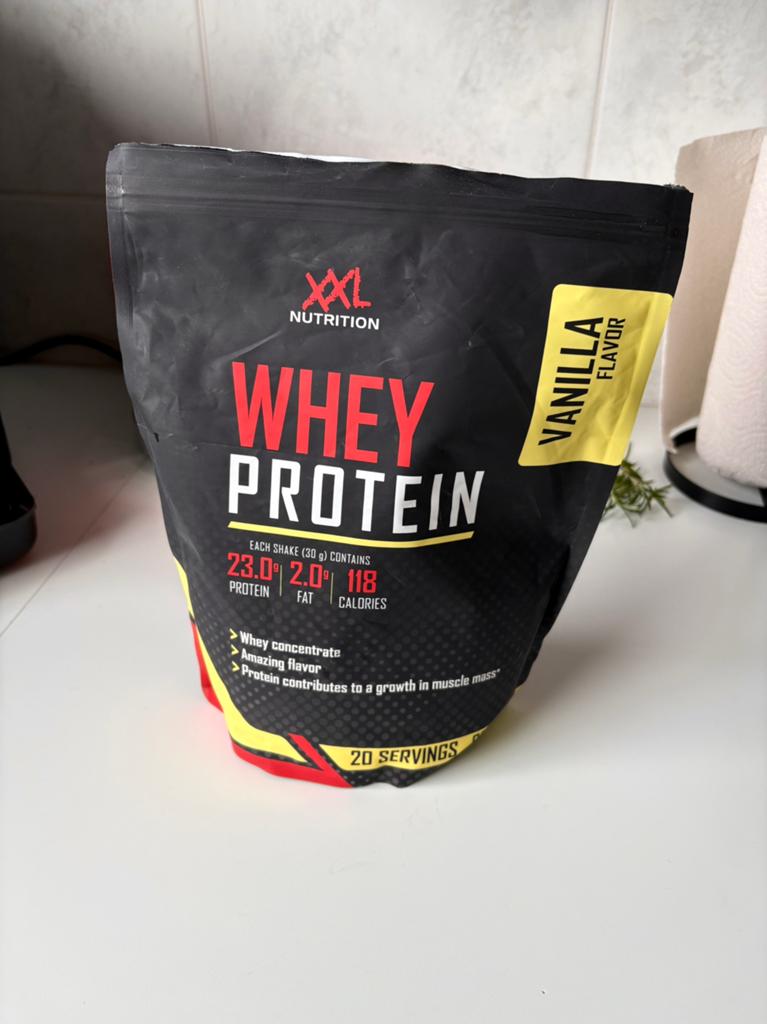XXL Nutrition Vanilla Protein 500gr, Sport en Fitness, Ophalen of Verzenden, Zo goed als nieuw, Poeder of Drank