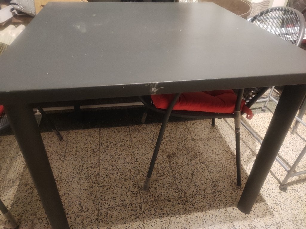 Table pour véranda ou jardin avec 4 chaises, Maison & Meubles, 100 à 150 cm, Quatre personnes, 100 à 150 cm, Enlèvement