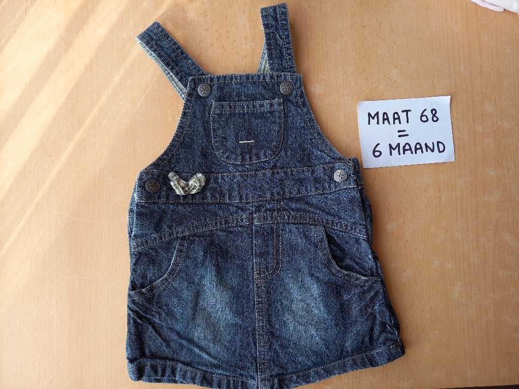 Nieuwstaat kleedje maat 68 meisje, Kinderen en Baby's, Ophalen of Verzenden, Zo goed als nieuw, Meisje, Jurkje of Rokje