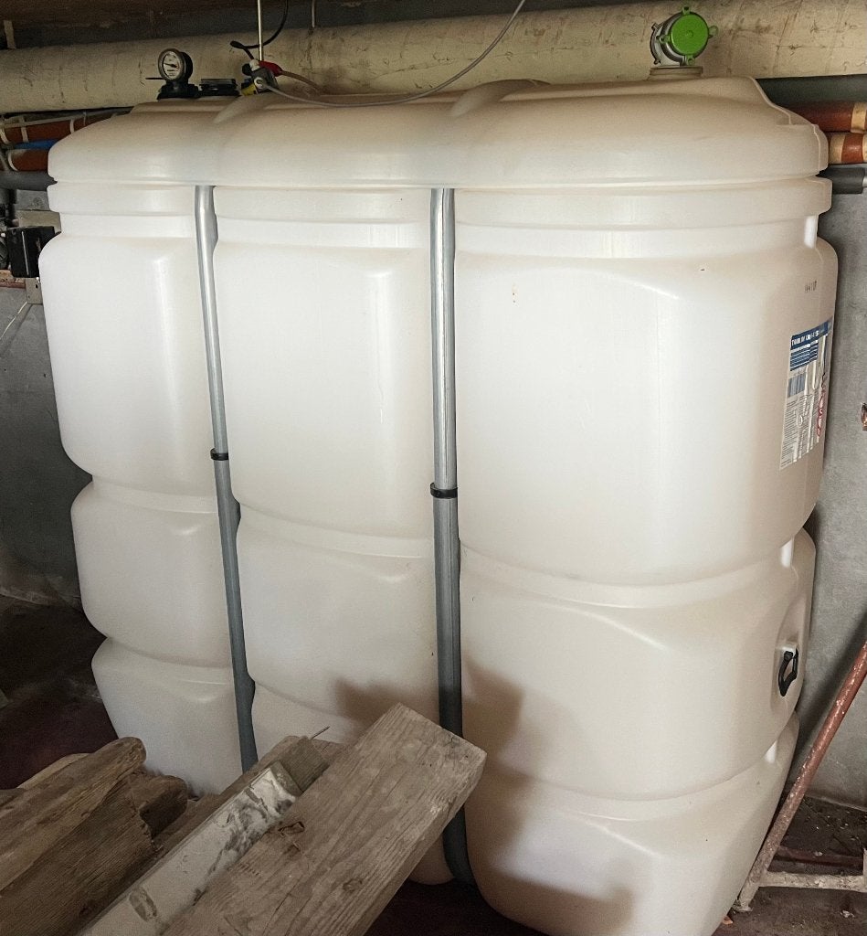 mazouttank 1500 liter dubbelwandig Tank in Tank Schutz, Ophalen, Gebruikt